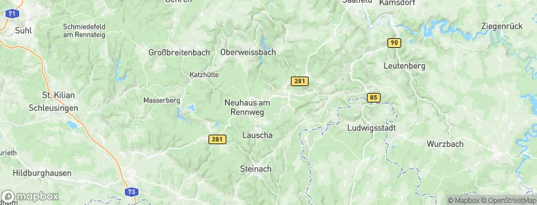 Lichte, Germany Map