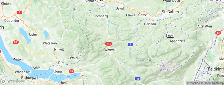 Lichtensteig, Switzerland Map