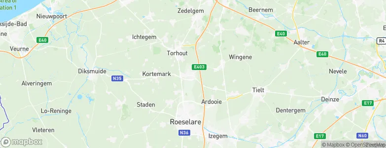 Lichtervelde, Belgium Map