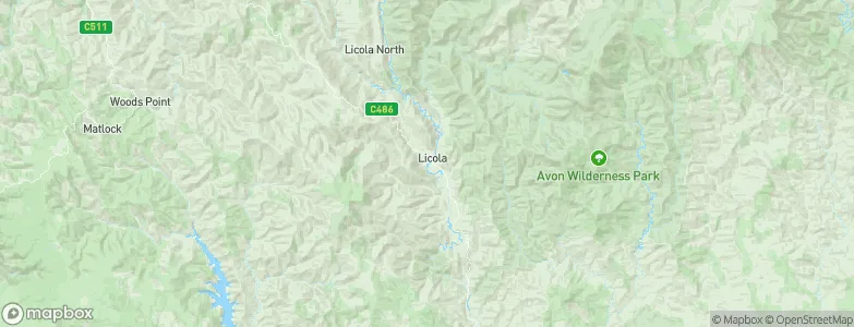 Licola, Australia Map