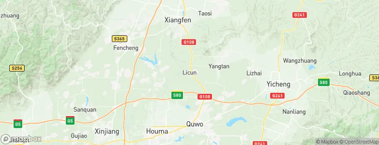 Licun, China Map