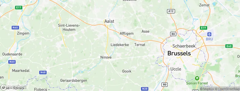Liedekerke, Belgium Map