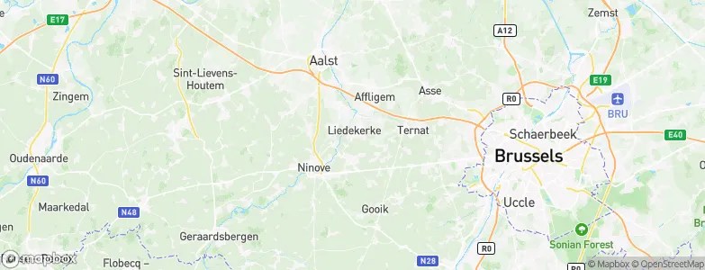 Liedekerke, Belgium Map