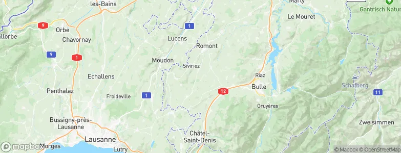 Lieffrens, Switzerland Map