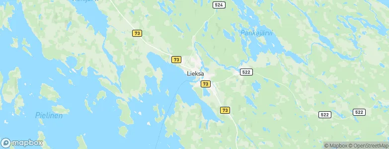 Lieksa, Finland Map
