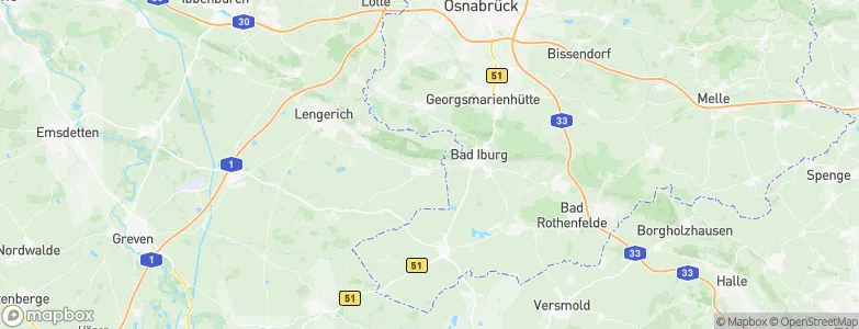 Lienen, Germany Map
