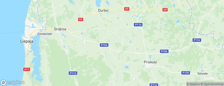 Liepājas Rajons, Latvia Map