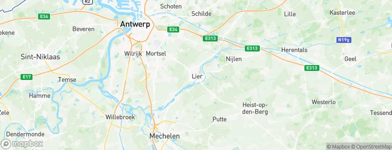 Lier, Belgium Map