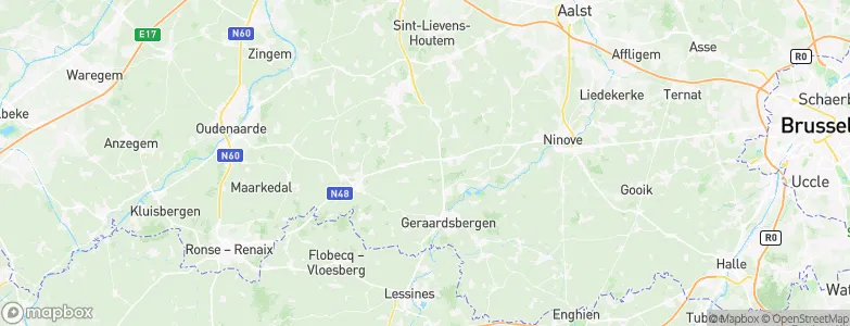 Lierde, Belgium Map