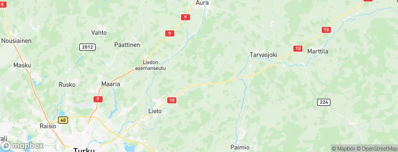 Lieto, Finland Map