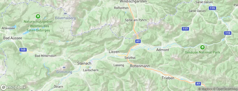 Liezen, Austria Map