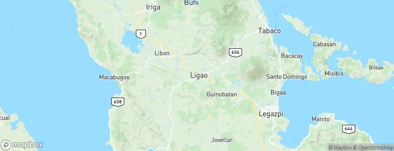 Ligao, Philippines Map