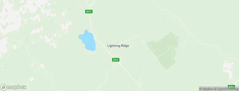 Lightning Ridge, Australia Map