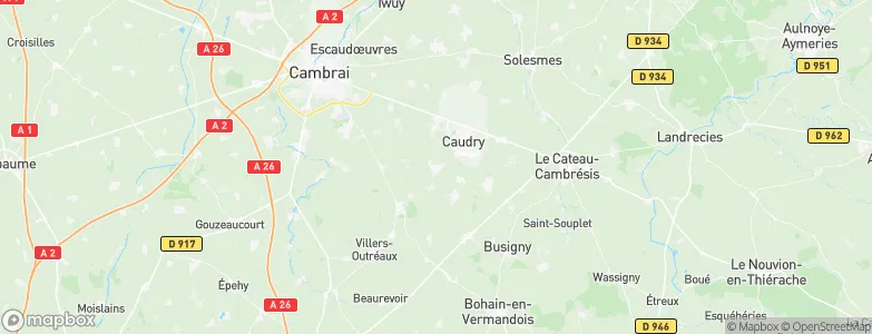 Ligny-en-Cambrésis, France Map