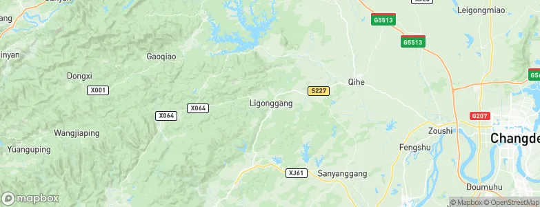 Ligonggang, China Map