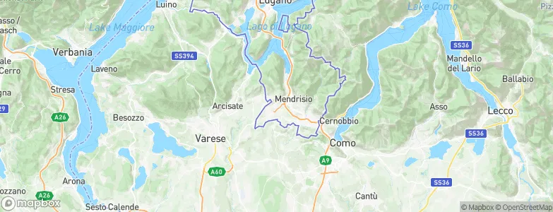 Ligornetto, Switzerland Map
