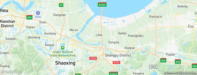 Lihai, China Map