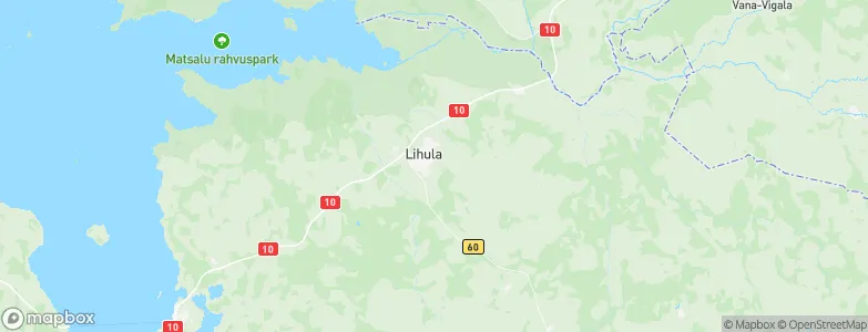 Lihula vald, Estonia Map