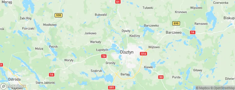 Likusy, Poland Map