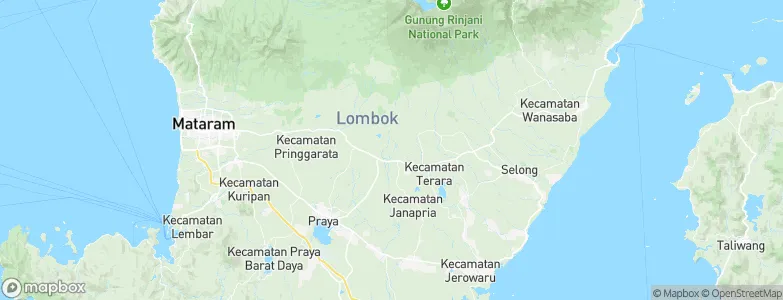 Lilin Satu, Indonesia Map