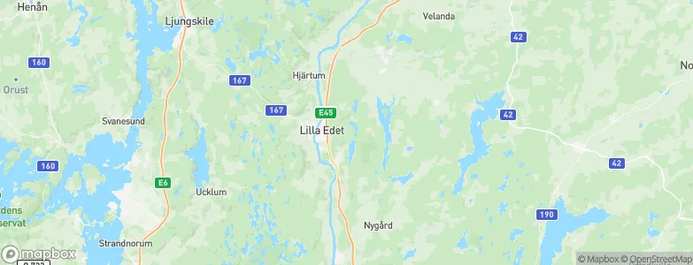 Lilla Edets Kommun, Sweden Map