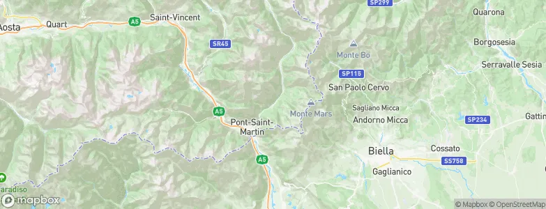 Lillianes, Italy Map