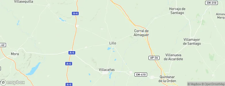Lillo, Spain Map