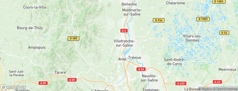 Limas, France Map