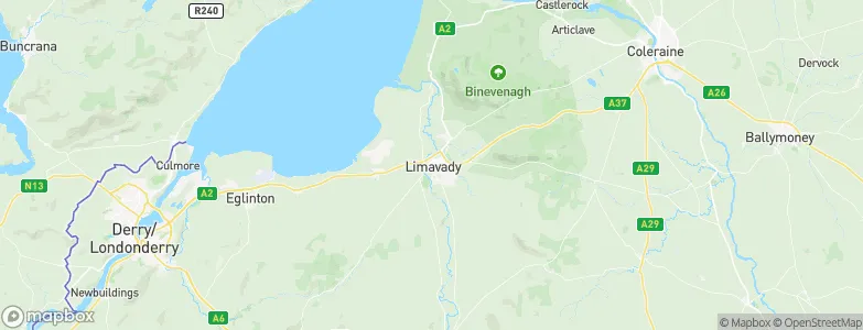 Limavady, United Kingdom Map