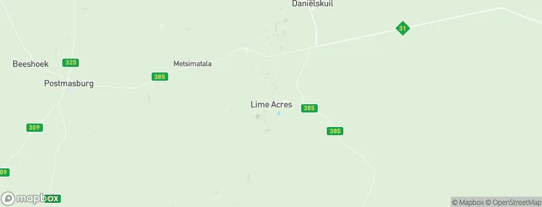 Lime Acres, South Africa Map