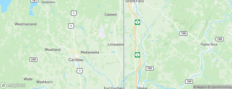 Limestone, United States Map