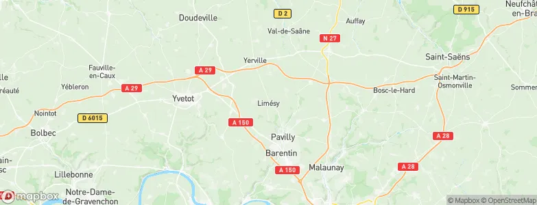 Limésy, France Map