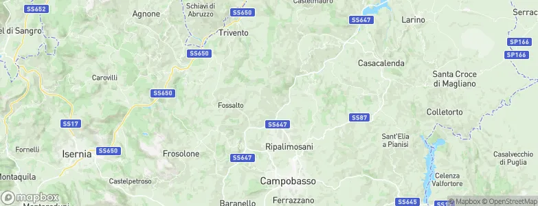 Limosano, Italy Map