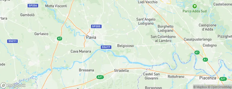 Linarolo, Italy Map