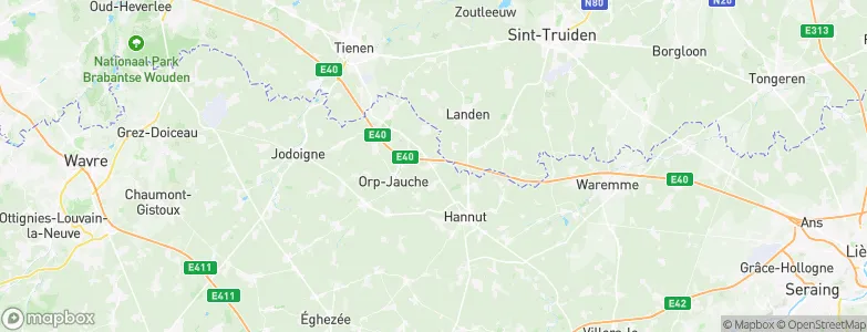 Lincent, Belgium Map