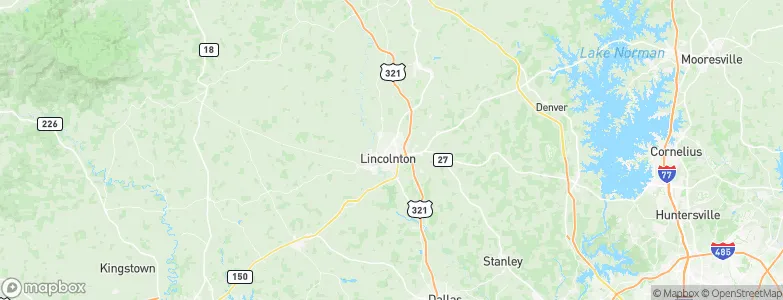 Lincoln County, United States Map