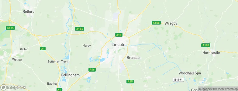 Lincoln, United Kingdom Map