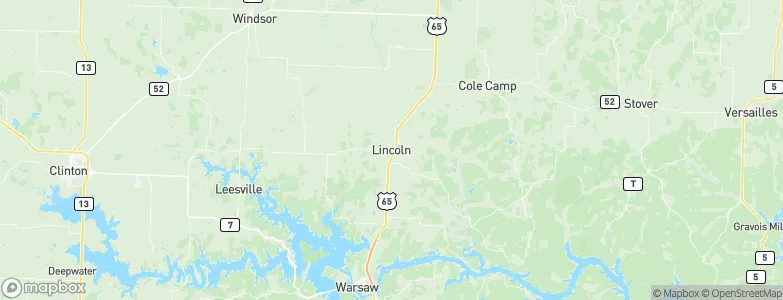 Lincoln, United States Map