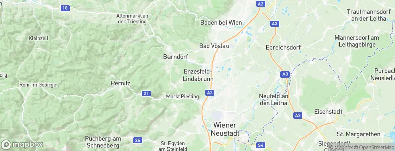 Lindabrunn, Austria Map