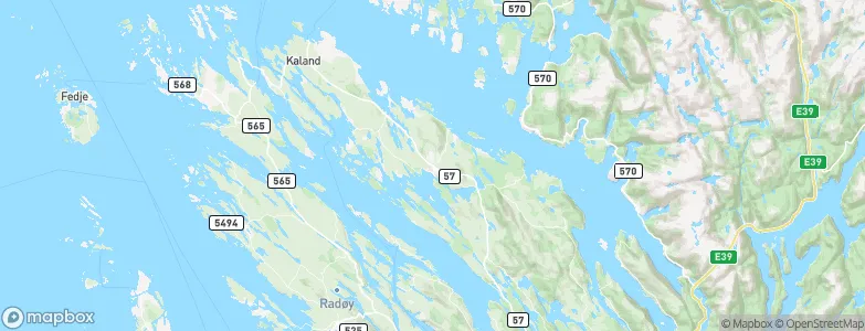 Lindås, Norway Map