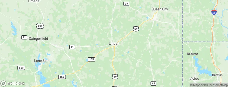 Linden, United States Map