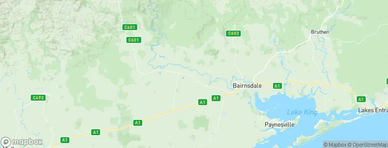 Lindenow, Australia Map