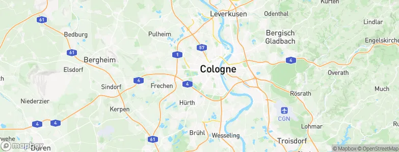 Lindenthal, Cologne, Germany Map