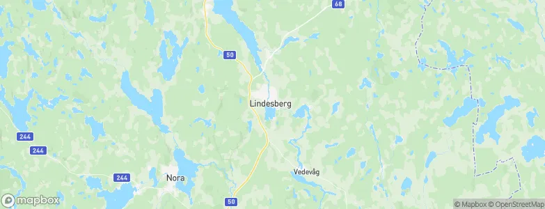 Lindesberg, Sweden Map