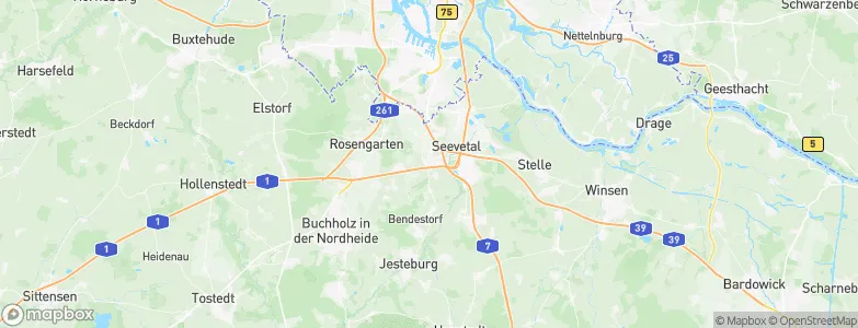 Lindhorst, Germany Map