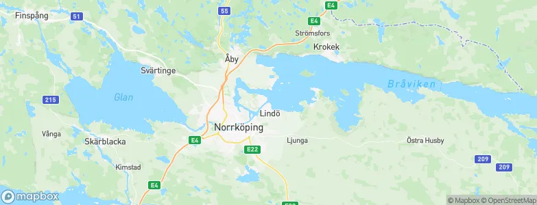 Lindö, Sweden Map