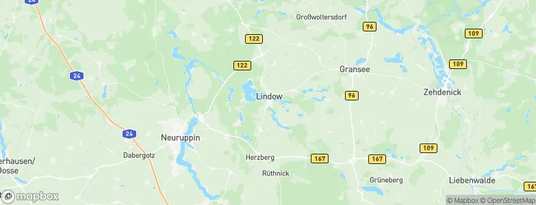 Lindow, Germany Map