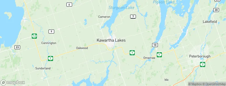 Lindsay, Canada Map