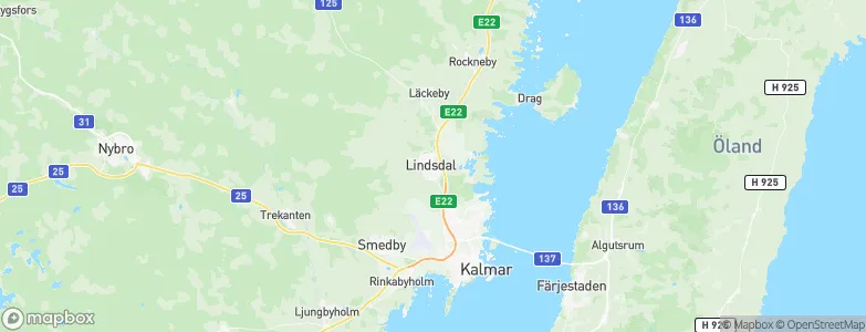 Lindsdal, Sweden Map