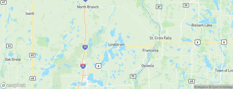 Lindstrom, United States Map